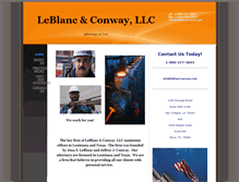 Tablet Screenshot of leblancconway.com